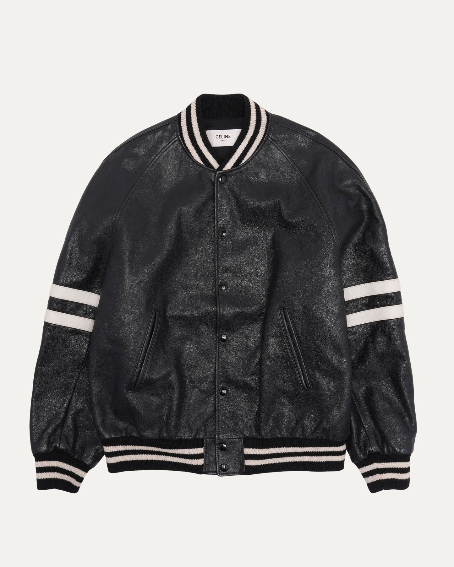 Leather Bomber Jacket