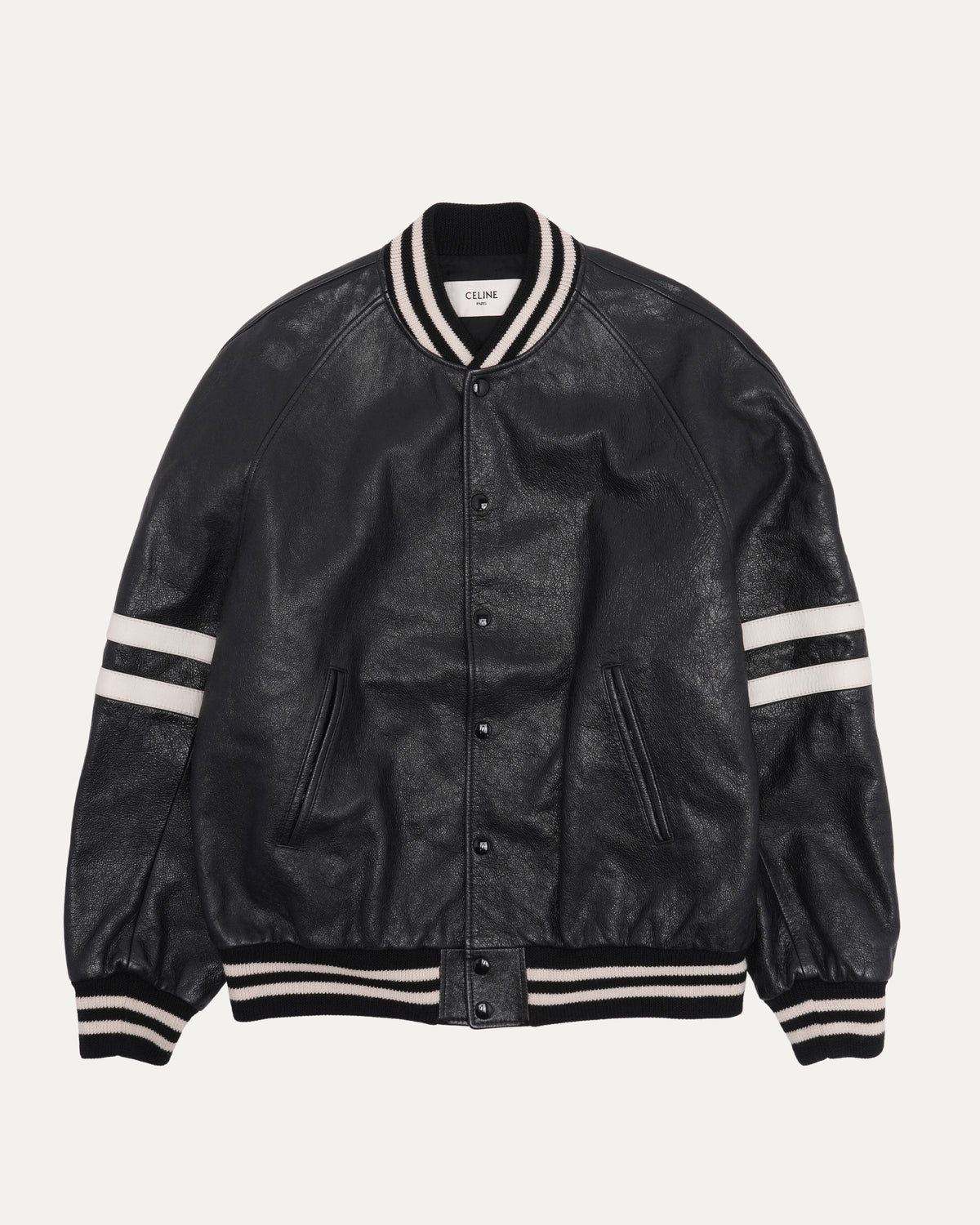 Leather Bomber Jacket