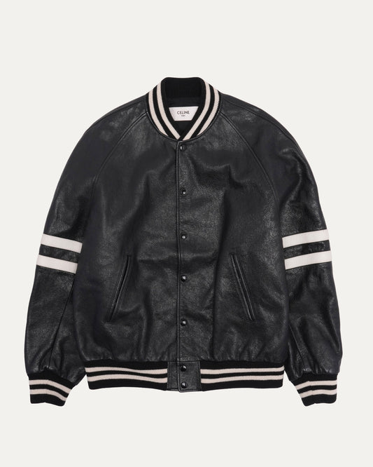 Leather Bomber Jacket
