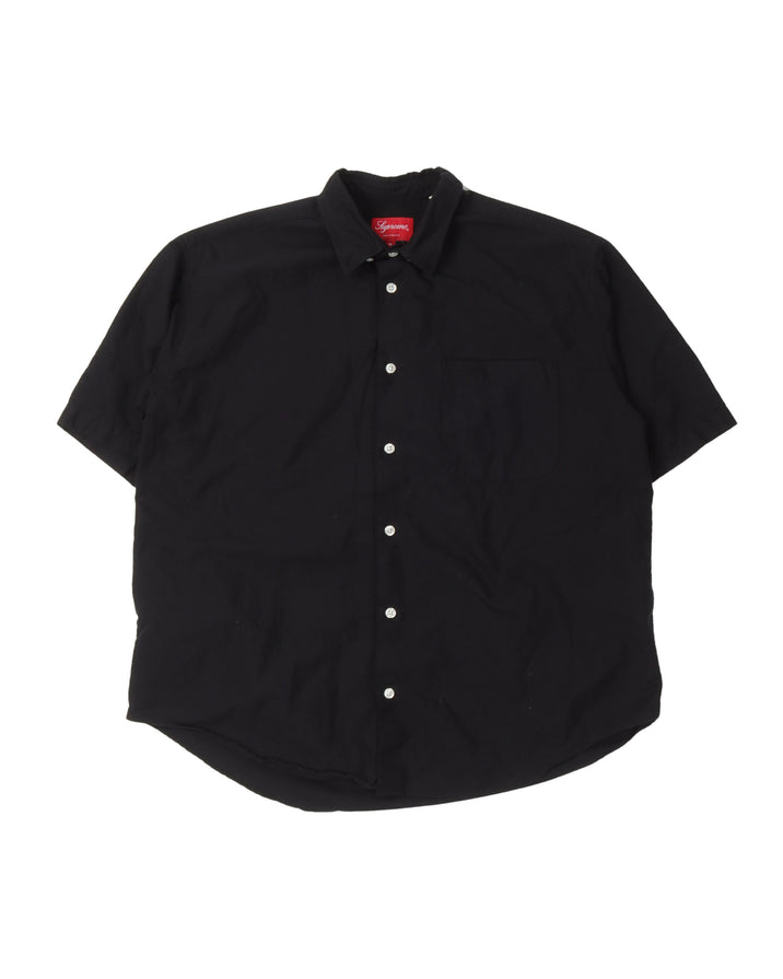 Loose Fit Short Sleeve Oxford Shirt