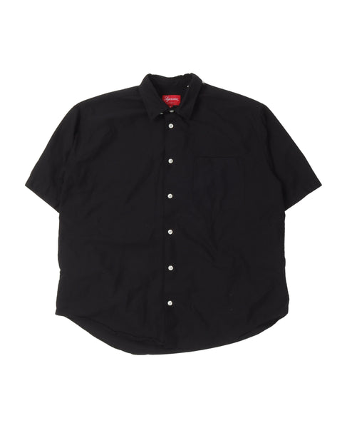 supreme dress shirt Supreme Our Lady Work Shirt Black God Bless Size Large New In Hand SS24