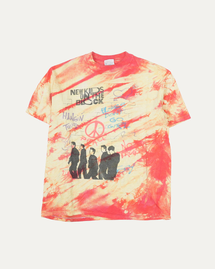 New Kids on the Block 1989 Tie Dye T-Shirt