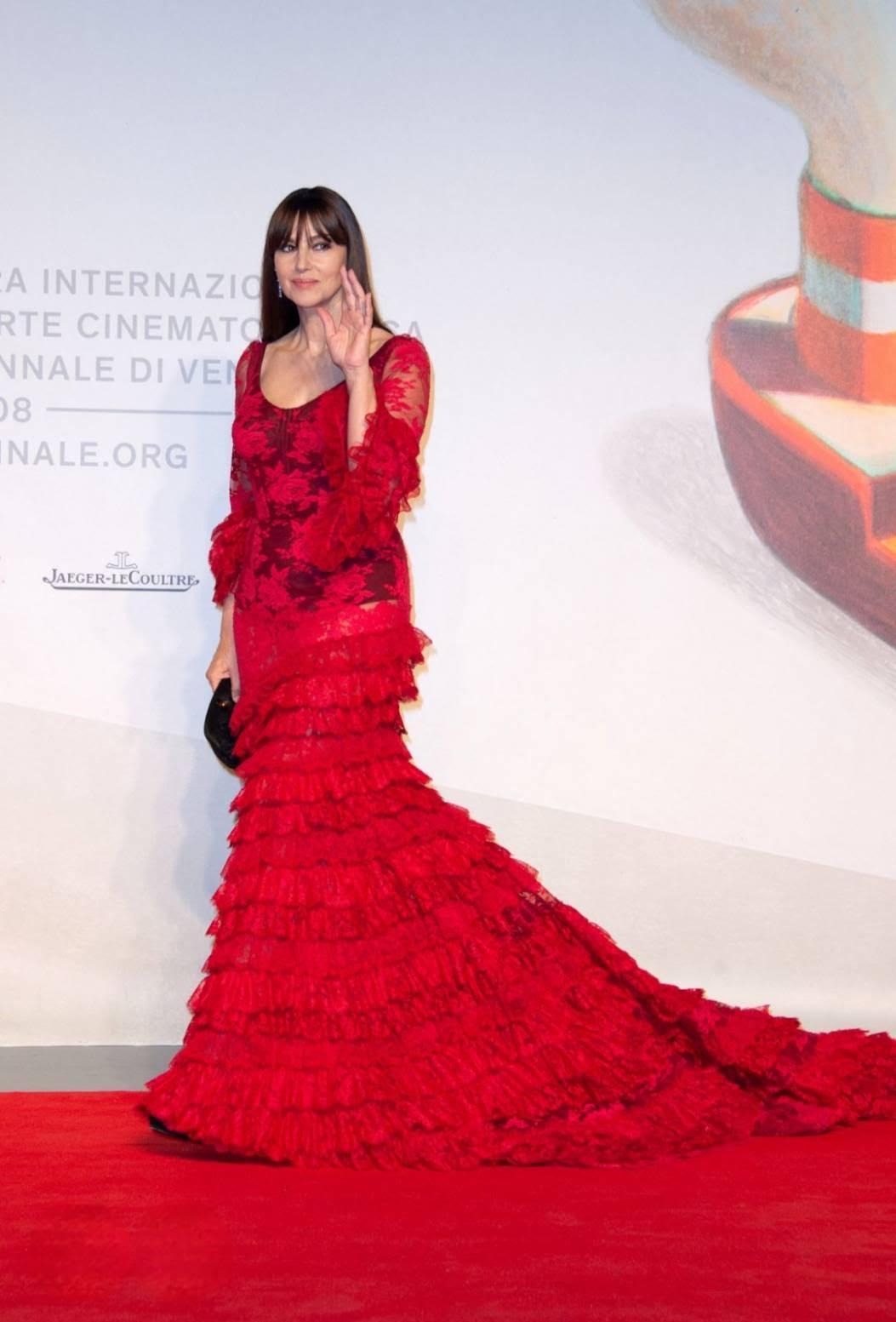 Ruffle Lace Gown