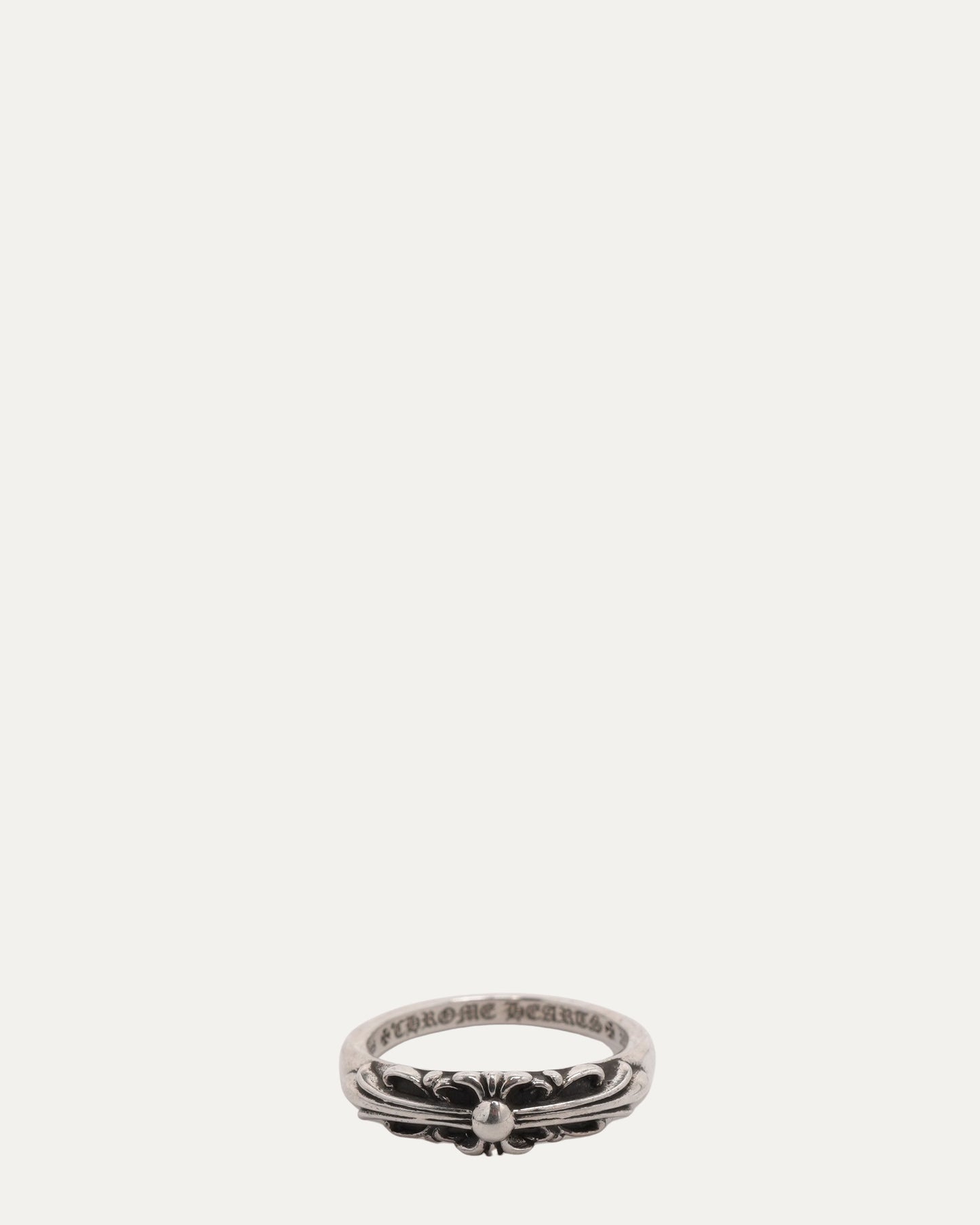 Mini Floral Cross Ring