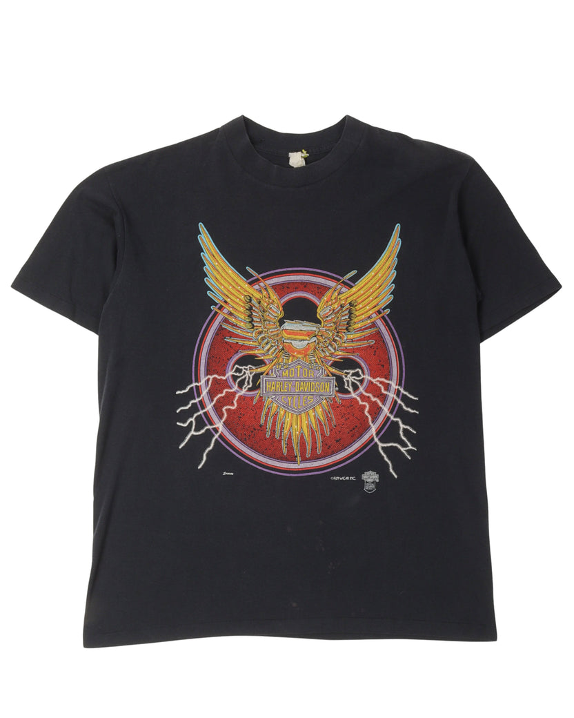 Harley Davidson Psychedelic Logo T-Shirt