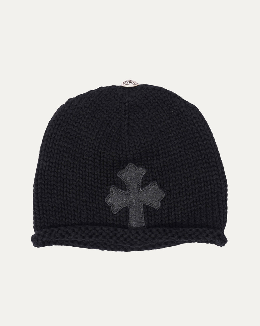 Cross Patch Cashmere Beanie