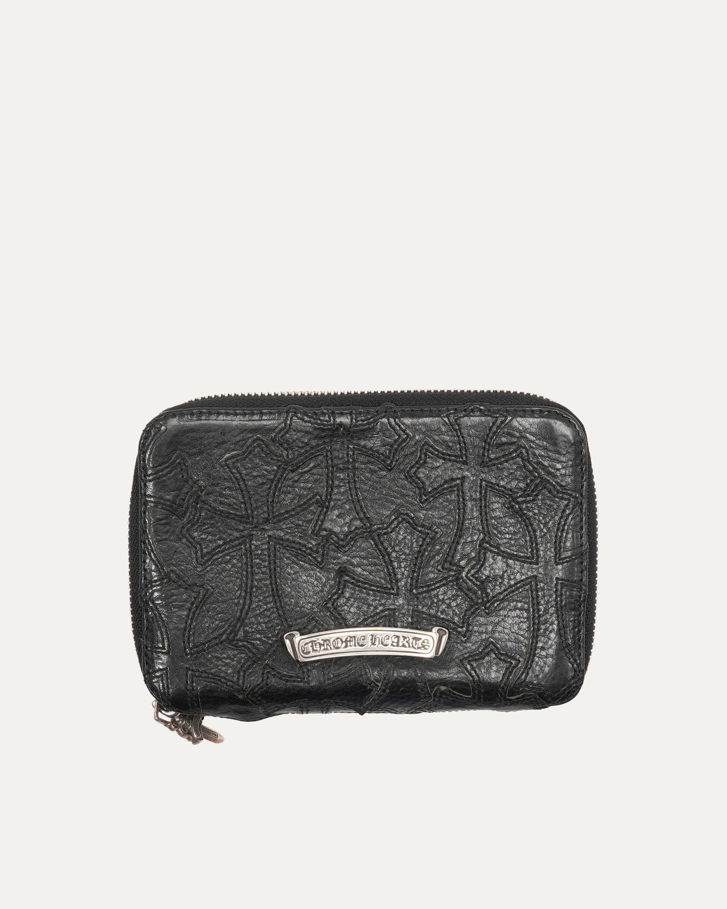 Cross Patch Zip Wallet Medium