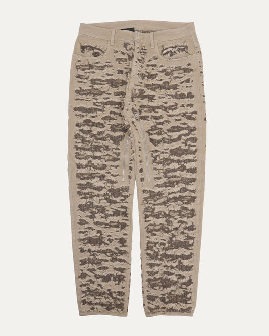Slim-Fit Distressed Jeans