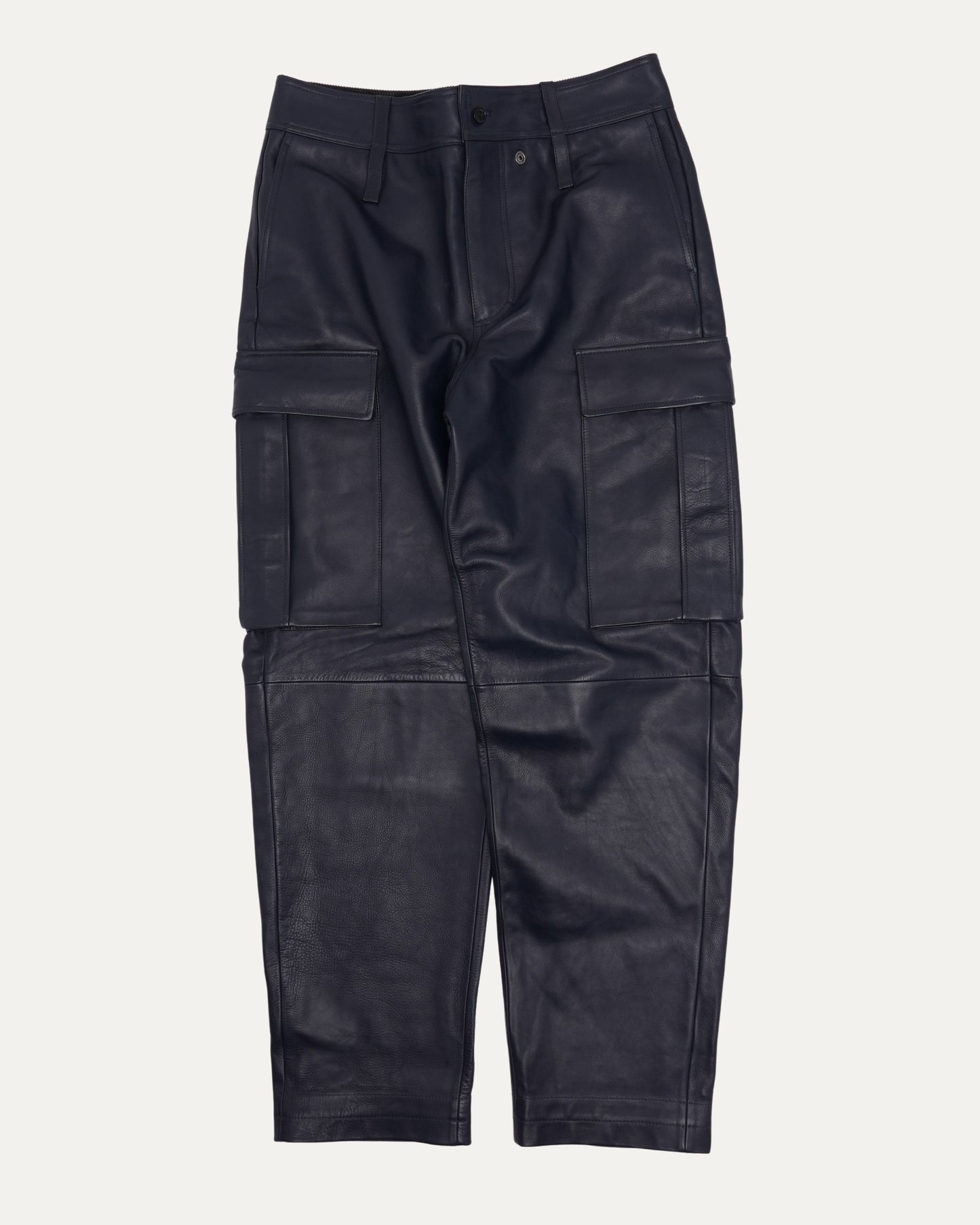 Leather Cargo Pants
