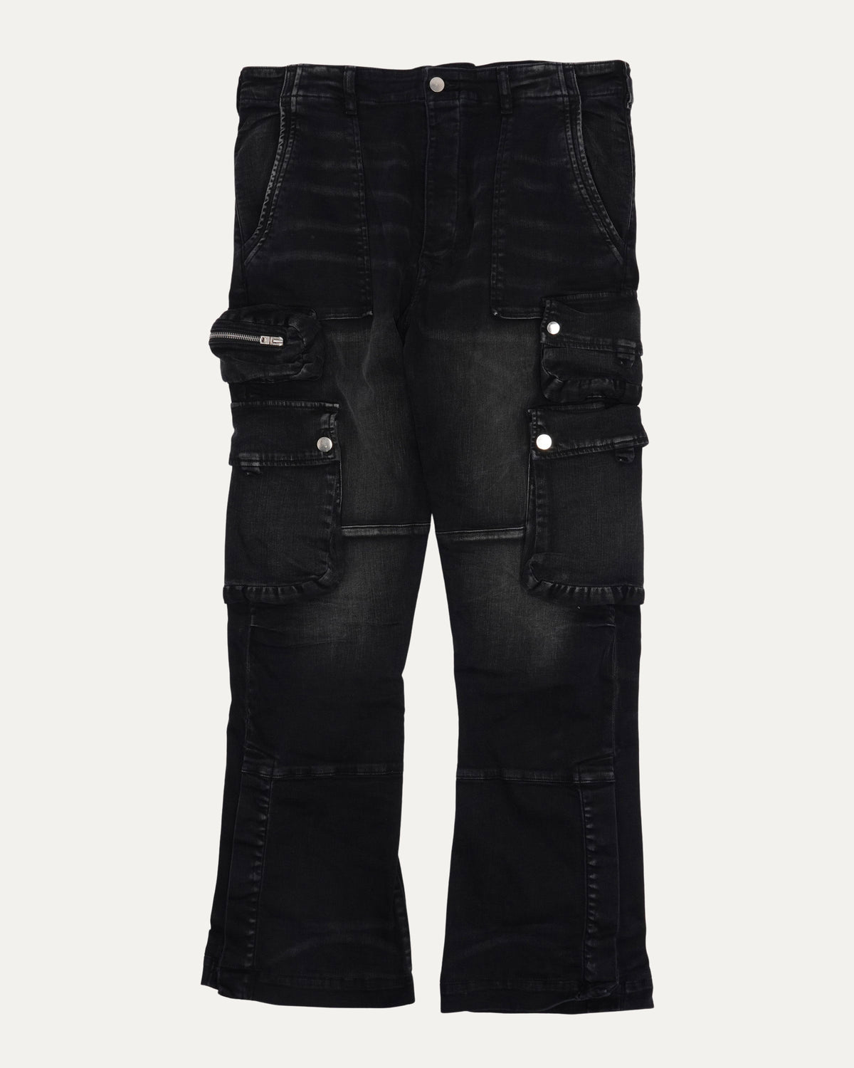 Flared Cargo Pants