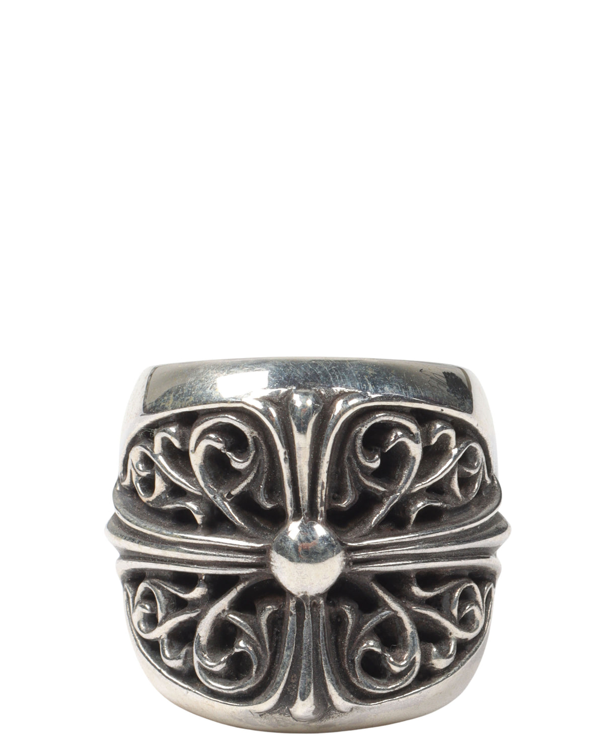 Oval Cross Ring