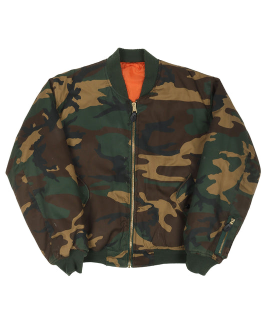 Camouflage Bomber Jacket