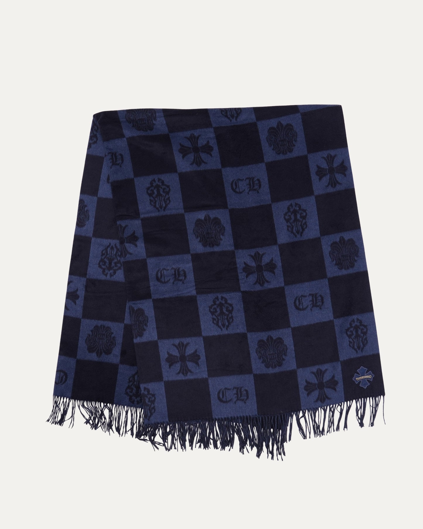Plus Cross Patch Silk Throw Blanket