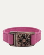 Plus Cross Leather Bracelet