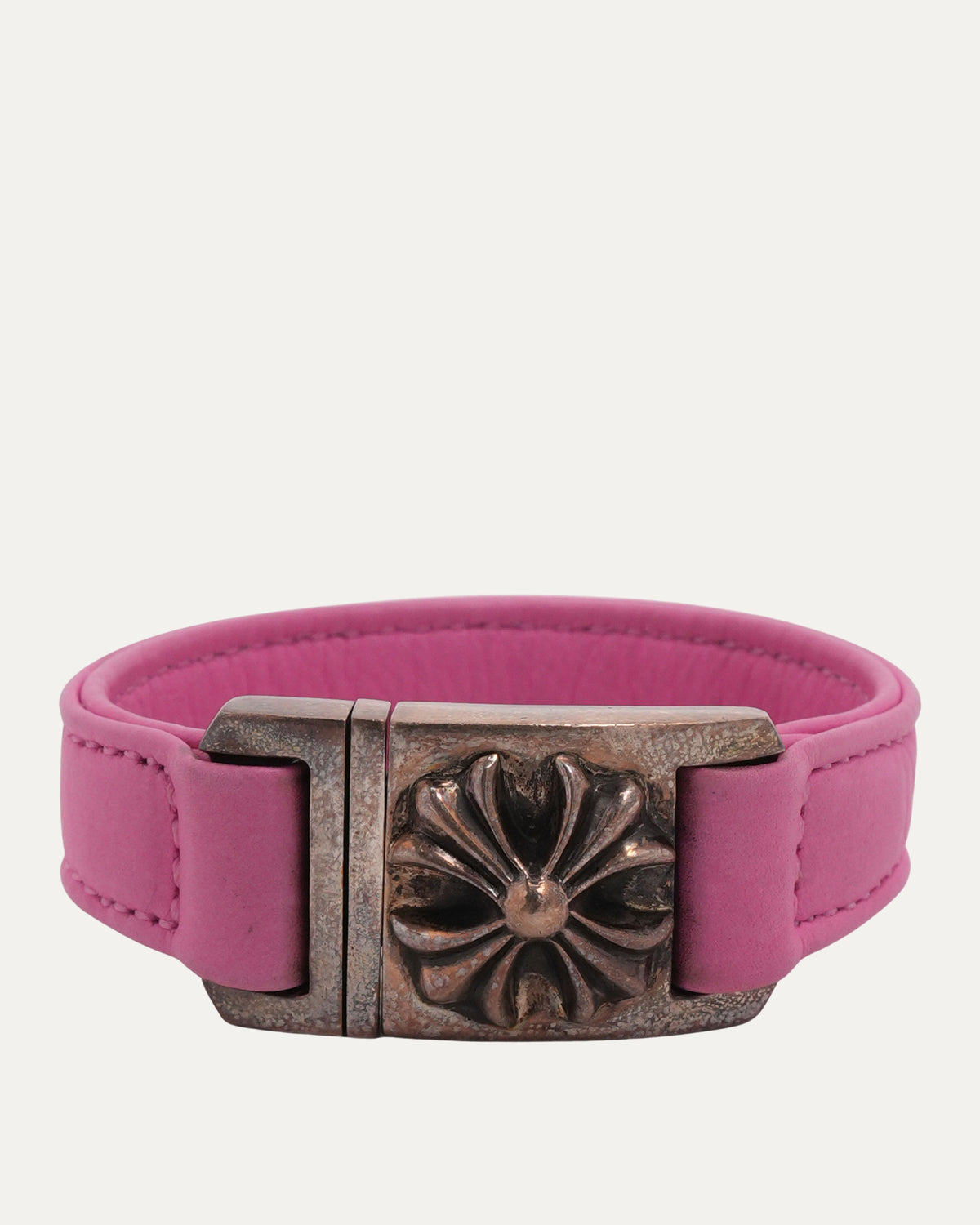 Plus Cross Leather Bracelet