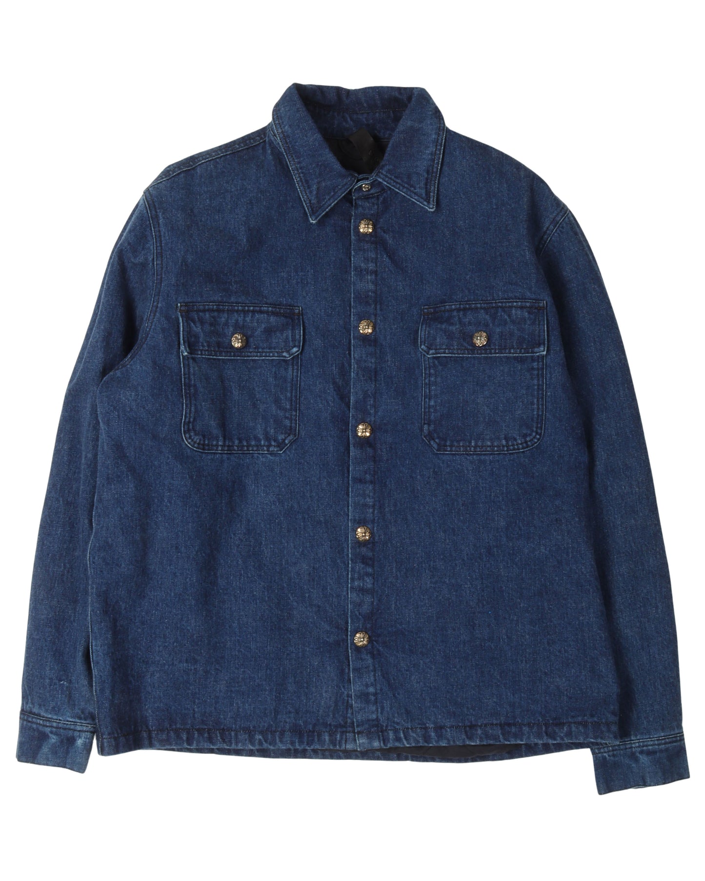 Padded Denim Work Dog Shirt