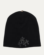 Cashmere Mini Cross Patch Beanie