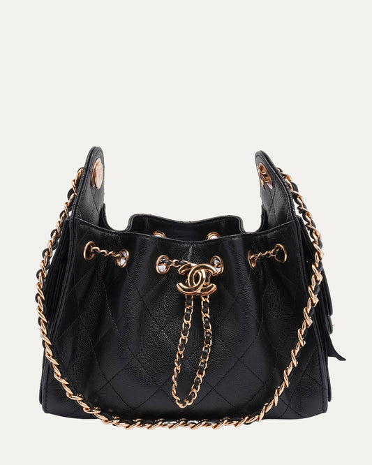 Caviar Quilted Mini 25 Hobo Bag