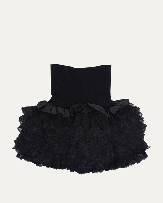 FW 1991 Ruffled Lace Skirt