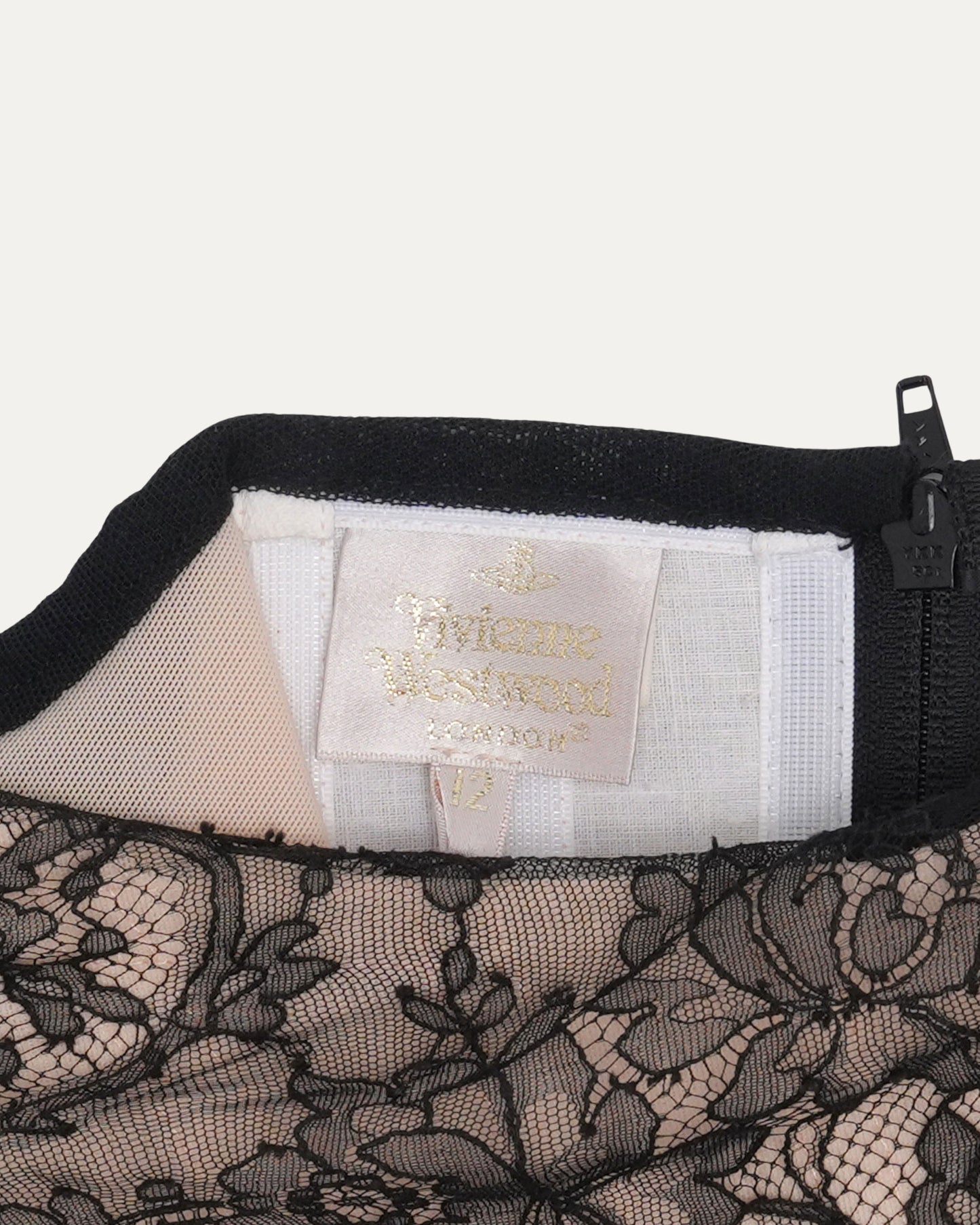 FW 1996 Lace One-Shoulder Corset