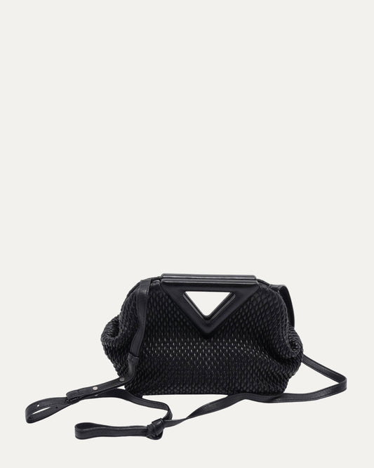 Small Lambskin Knit The Point Bag