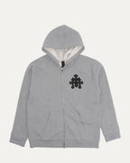Paper Jam Cross Patch Zip Up Hoodie