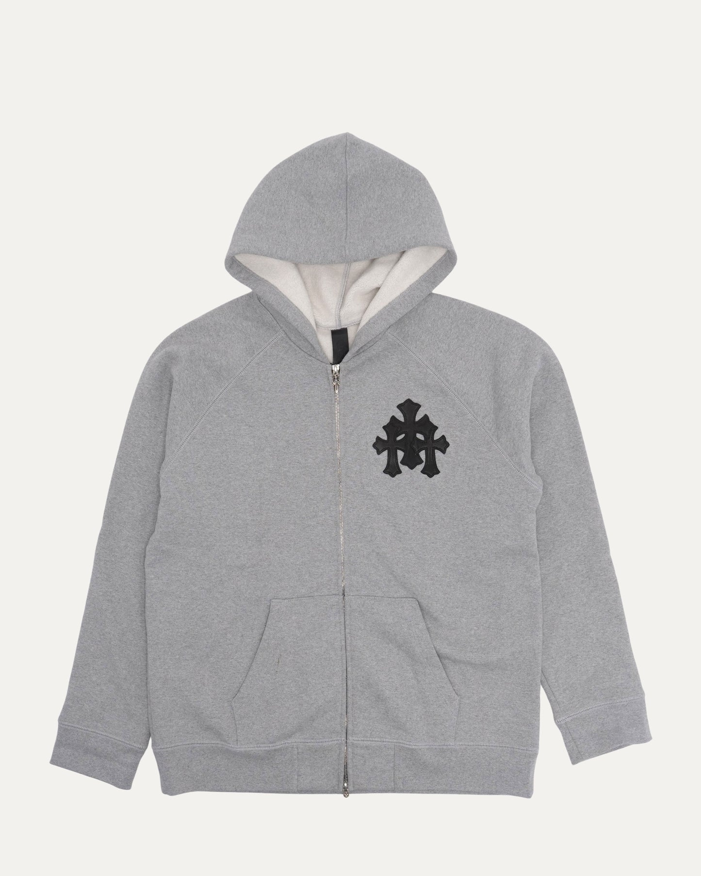 Paper Jam Cross Patch Zip Up Hoodie