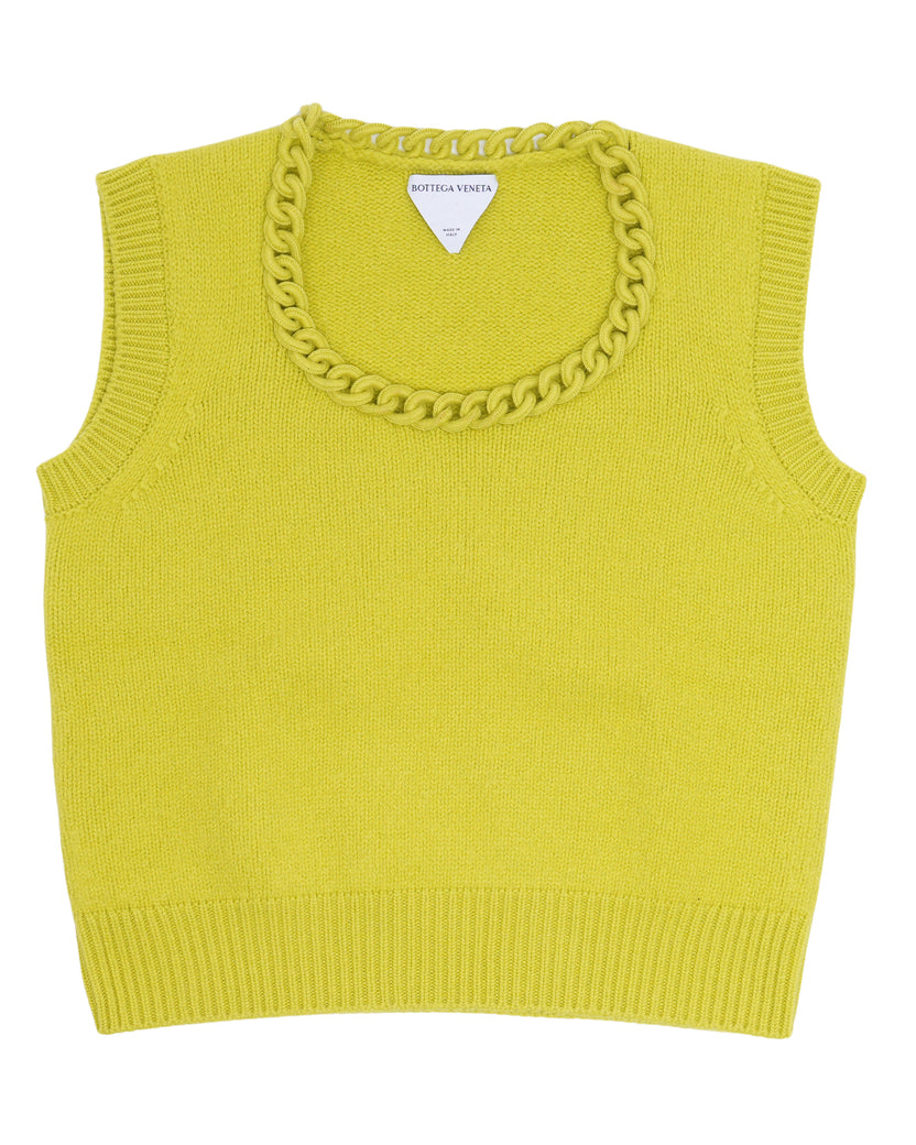 Link Neckline Sweater Vest