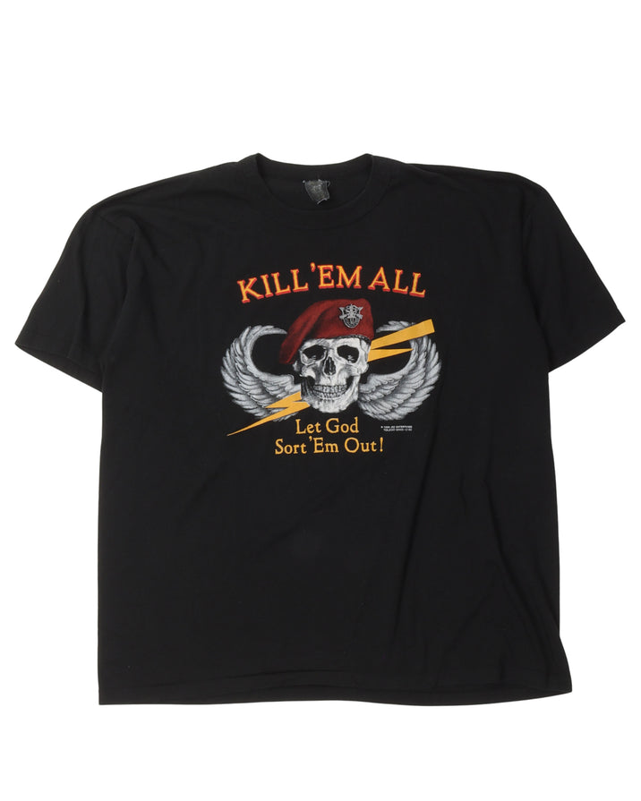 Skull "Kill 'Em All" T-Shirt