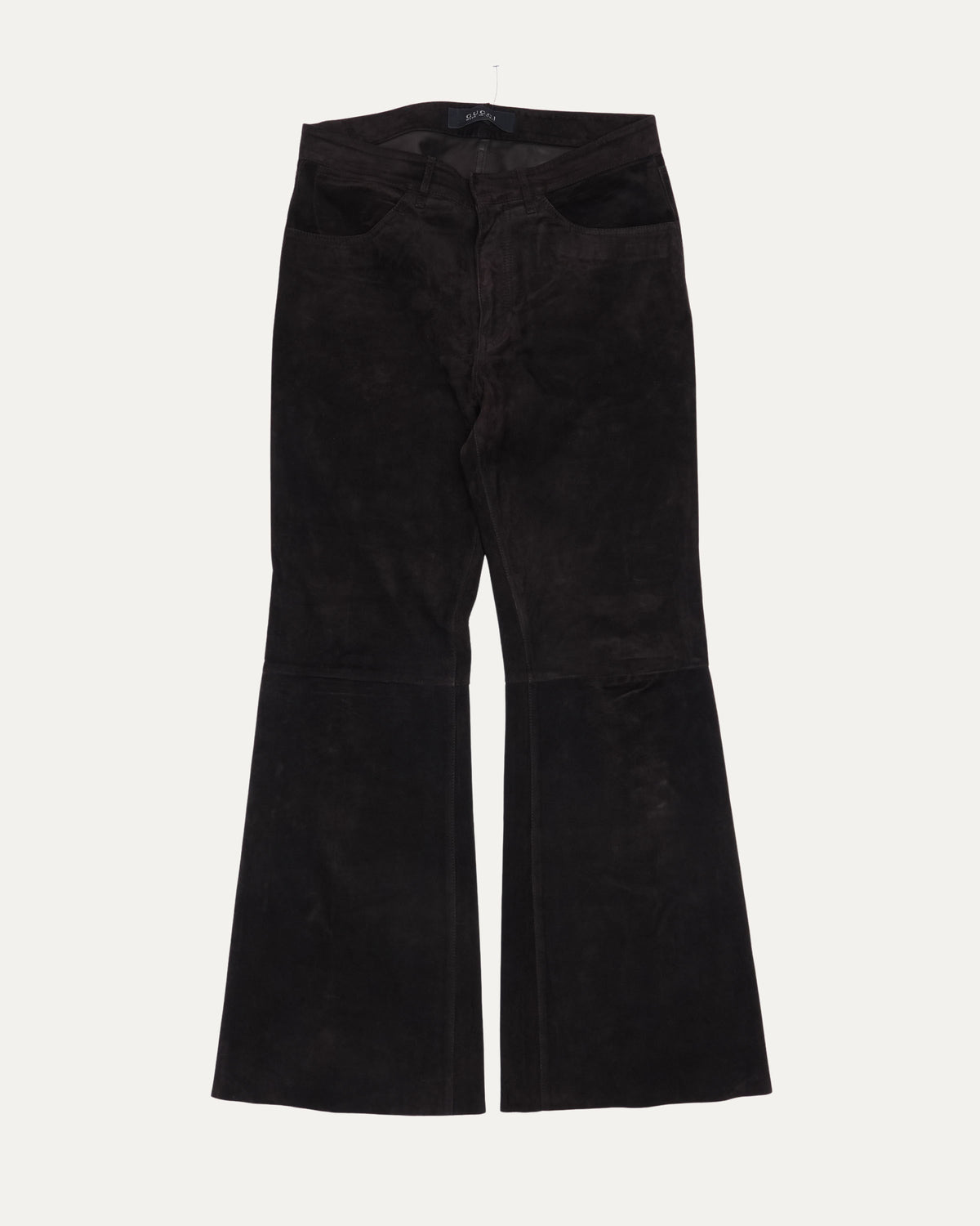 Tom Ford Era Flared Suede Leather Pants