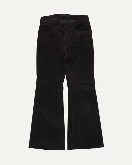 Tom Ford Era Flared Suede Leather Pants
