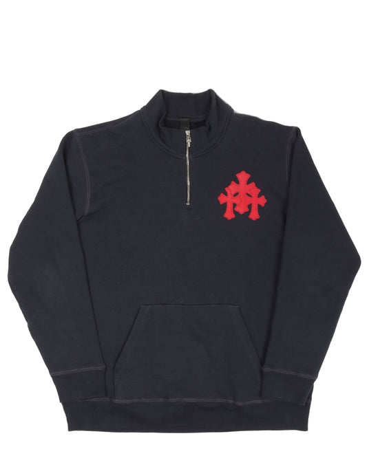 Paper Jam Cemetery Cross Patch Sweatshirt