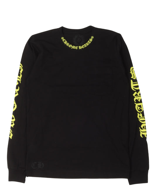 Neck Logo Long-Sleeve T-Shirt