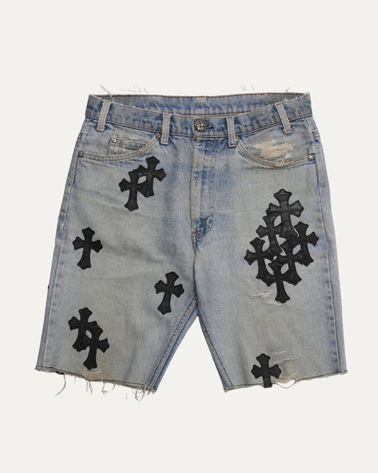 Levi's Cross Patch Jean Shorts