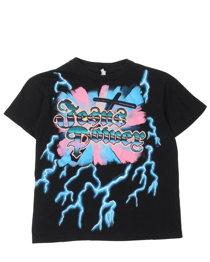 Jesus Power Lightning T-Shirt