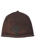 Faded Cross Patch Wool Beanie