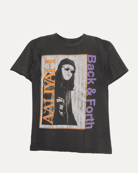 Aaliyah Back and Forth Tシャツ Lサイズ ブラック Vintage Aaliyah Back & Forth Bootleg T-Shirt – Justin Reed