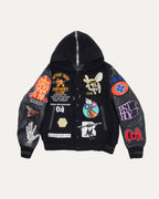 Bstroy Hooded Varsity Jacket