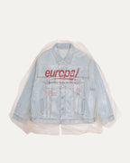 Europa Dry Cleaning Plastic Denim Jacket