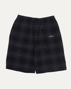 Plaid Sweat Shorts