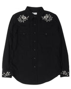 Floral Embroidery Western Shirt