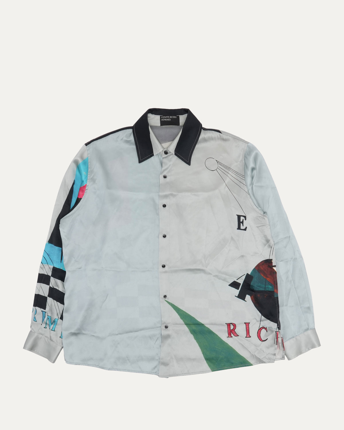 Silk Graphic Shirt