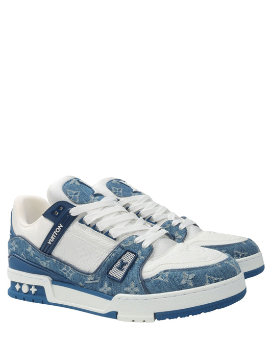 Denim Monogram Trainer Sneaker Low