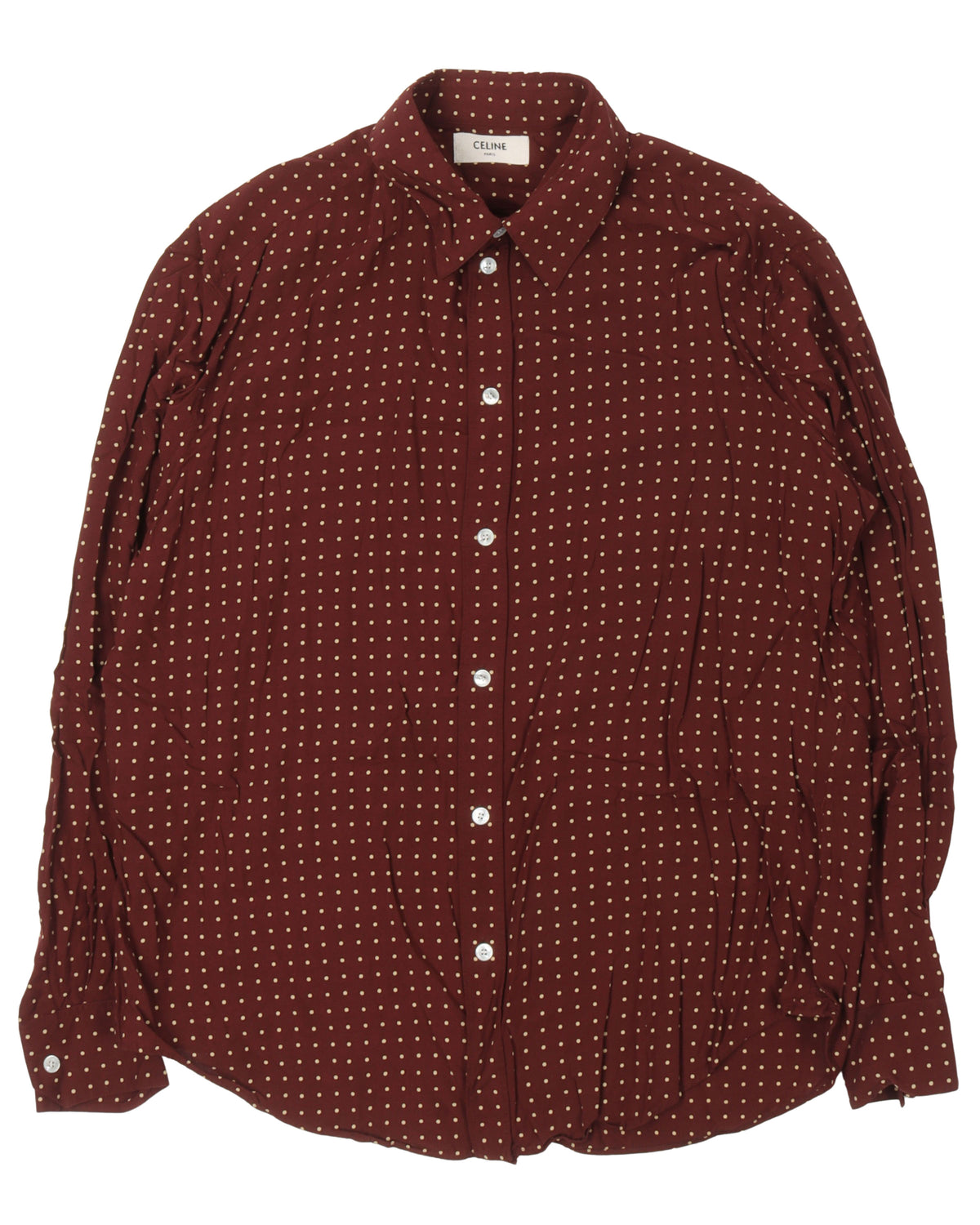 Dotted Button Up Shirt