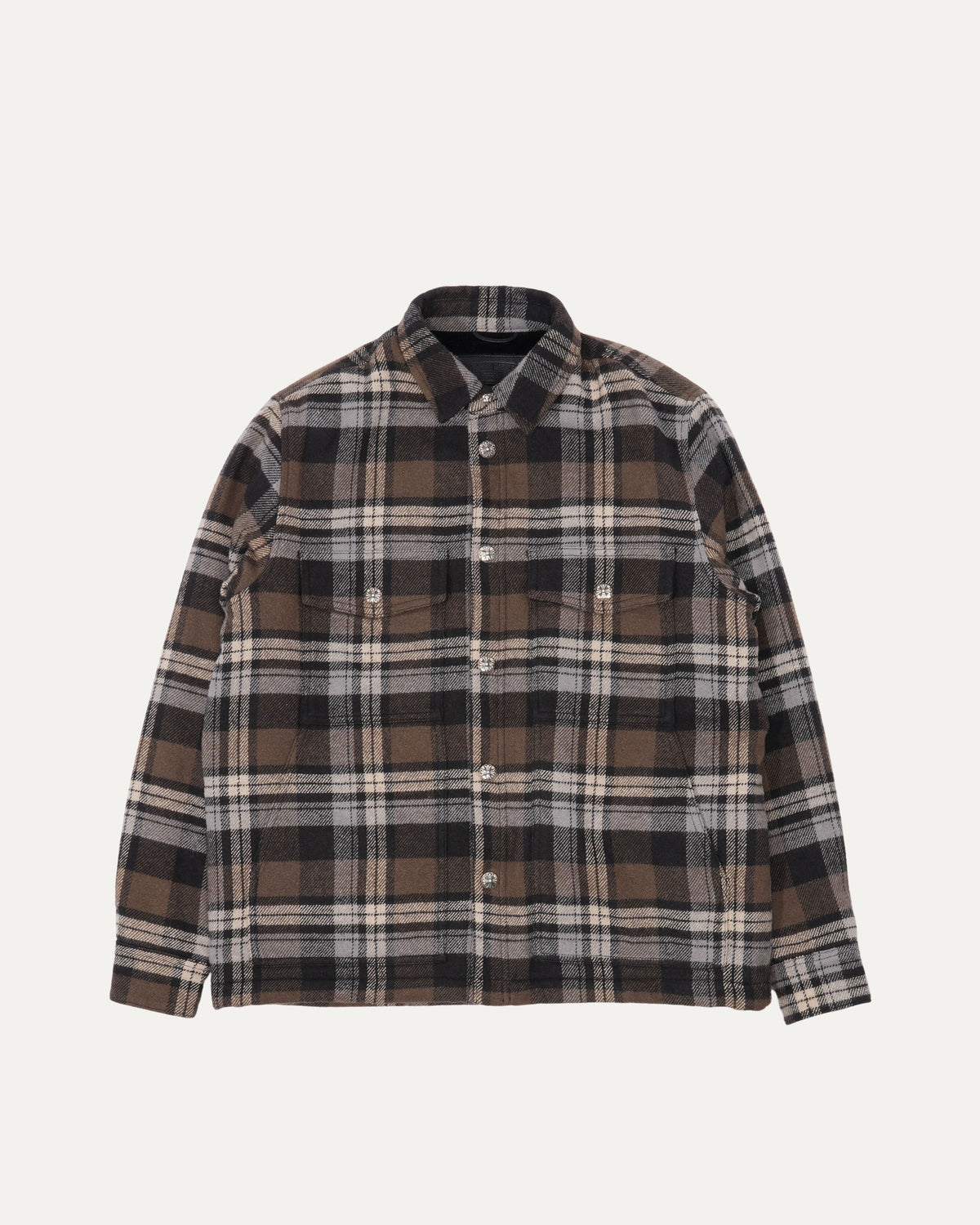 Pile Lined Plaid Mullet Head Shirt