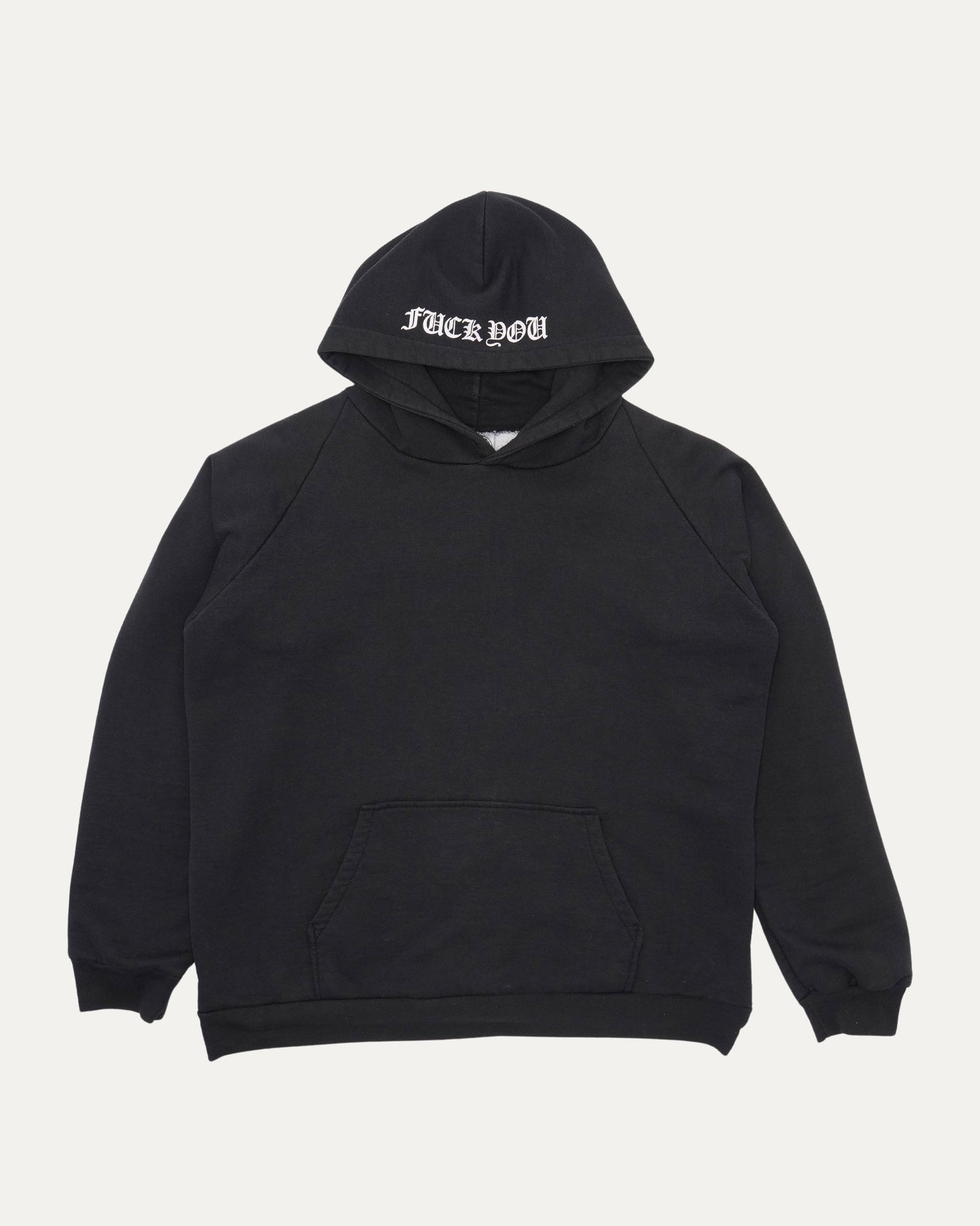 Vintage Horseshoe Logo Fuck You Thermal Hoodie