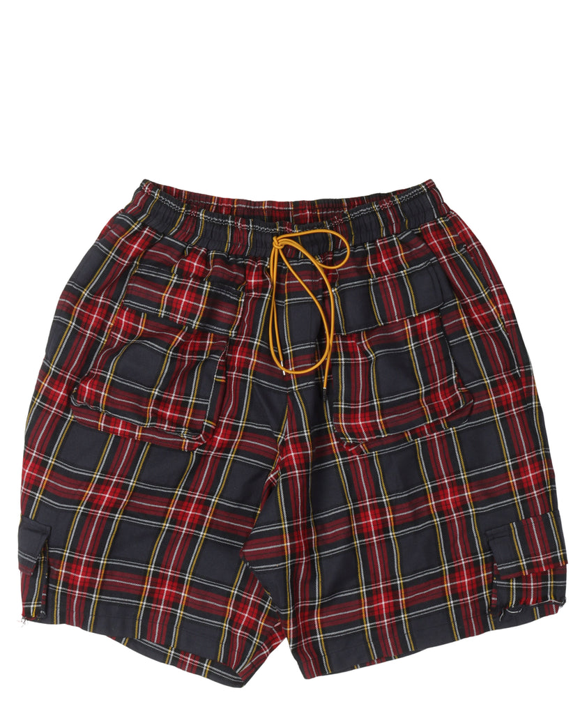 Plaid Print Shorts