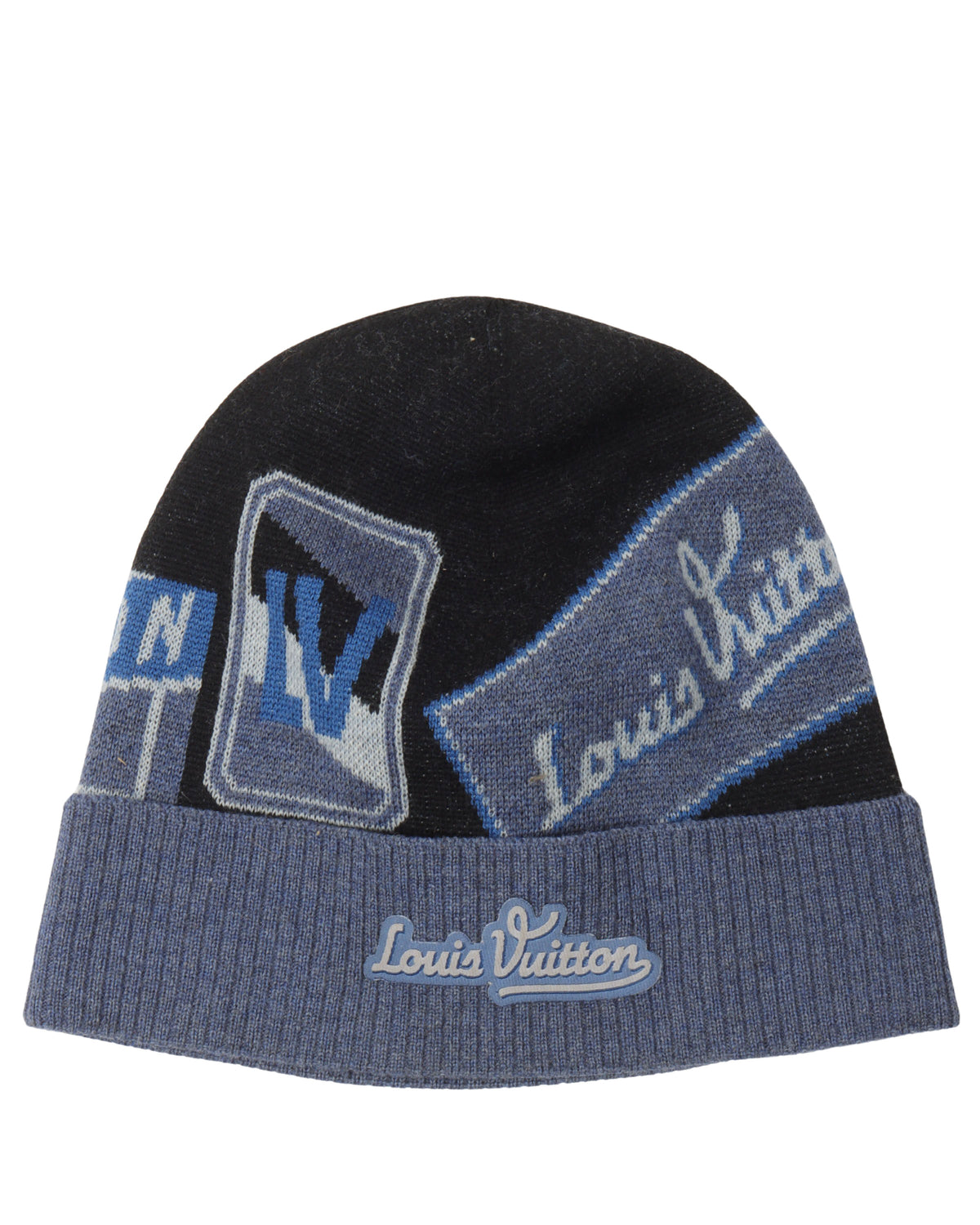 Travel Stamps Wool Beanie