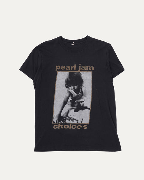 Pearl Jam Tシャツ ブラック ビンテージtシャツ Vintage Pearl Jam Choices T-Shirt – Justin Reed