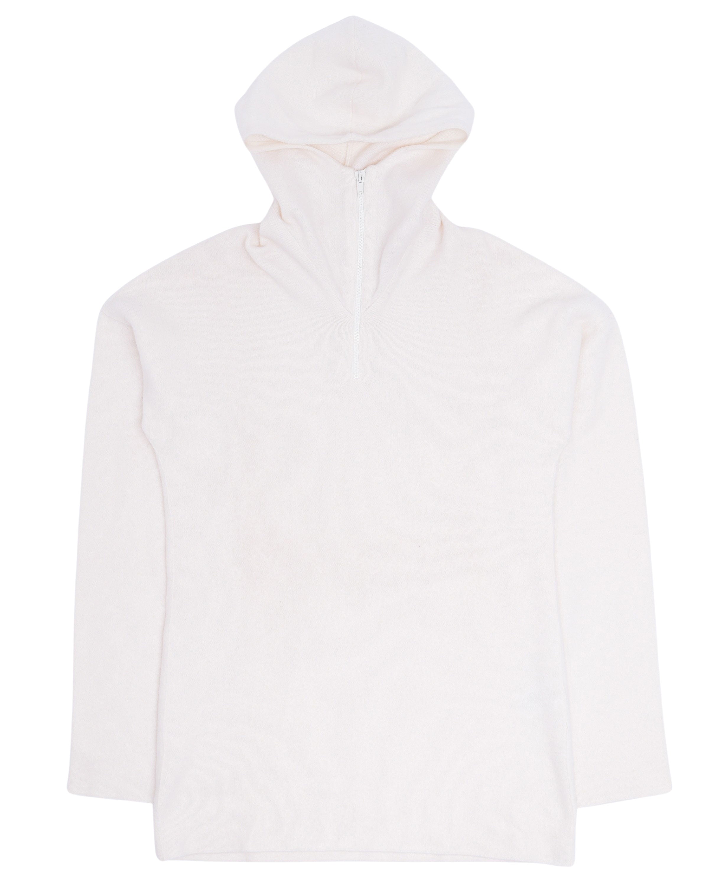 Knit Quarter-Zip Hooded Sweater